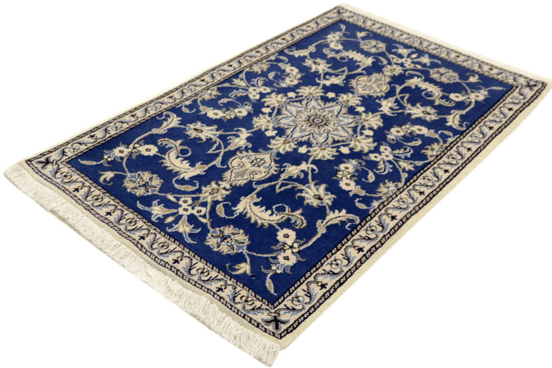 Perser Rug - Nain - 140 x 90 cm - dark blue