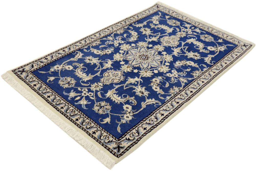Perser Rug - Nain - 140 x 90 cm - dark blue