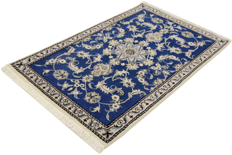 Perser Rug - Nain - 140 x 90 cm - dark blue