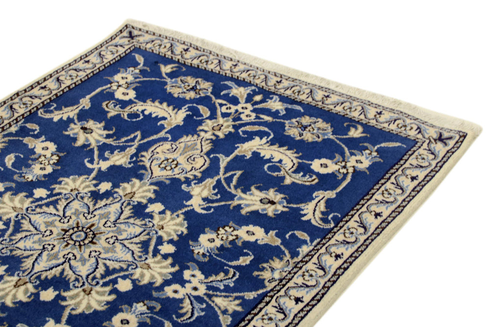 Perser Rug - Nain - 140 x 90 cm - dark blue