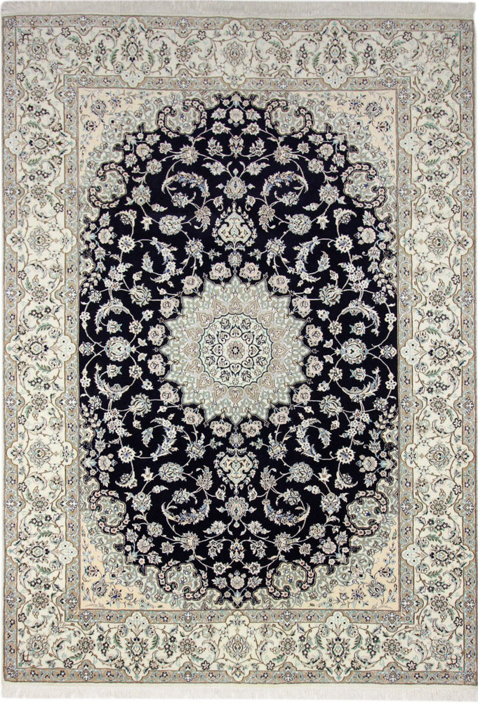 Perser Rug - Nain - 345 x 246 cm - dark blue
