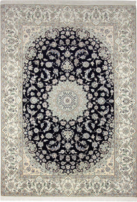 Perser Rug - Nain - 345 x 246 cm - dark blue