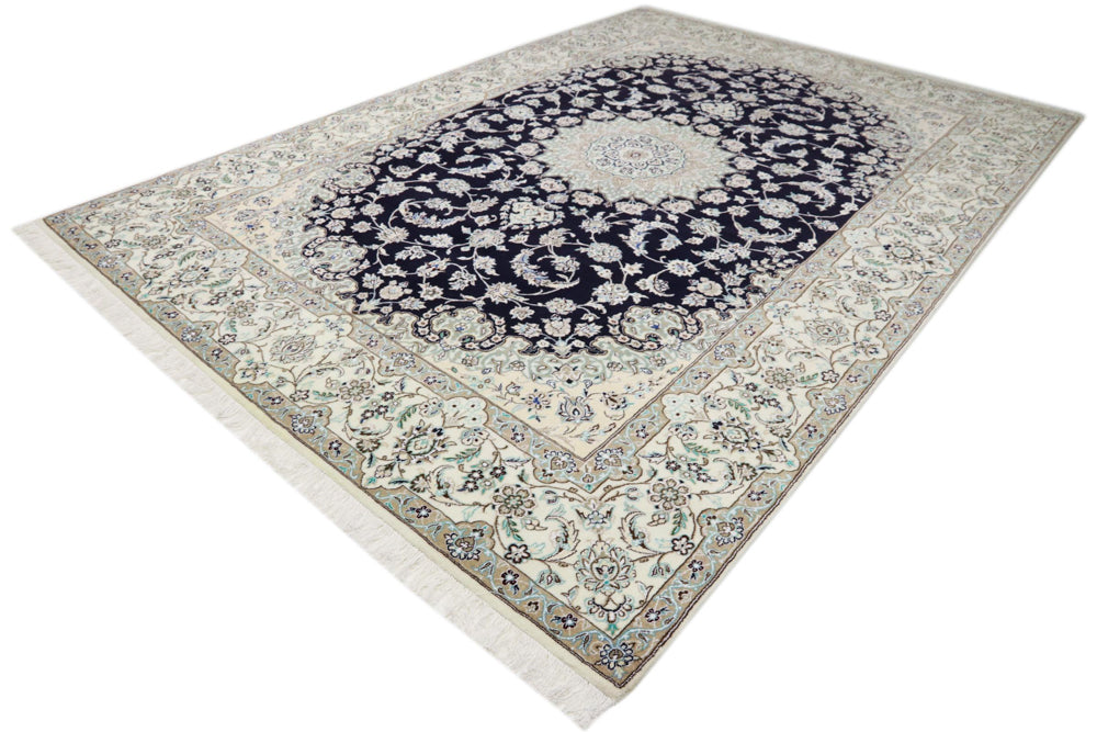 Perser Rug - Nain - 345 x 246 cm - dark blue