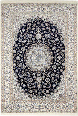 Perser Rug - Nain - Premium - 360 x 250 cm - dark blue