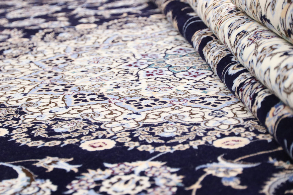 Perser Rug - Nain - Premium - 360 x 250 cm - dark blue