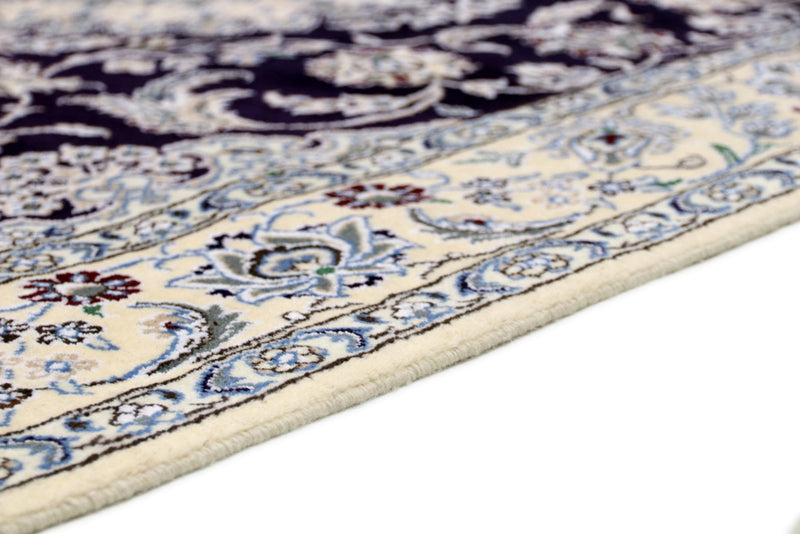 Perser Rug - Nain - 246 x 154 cm - dark blue