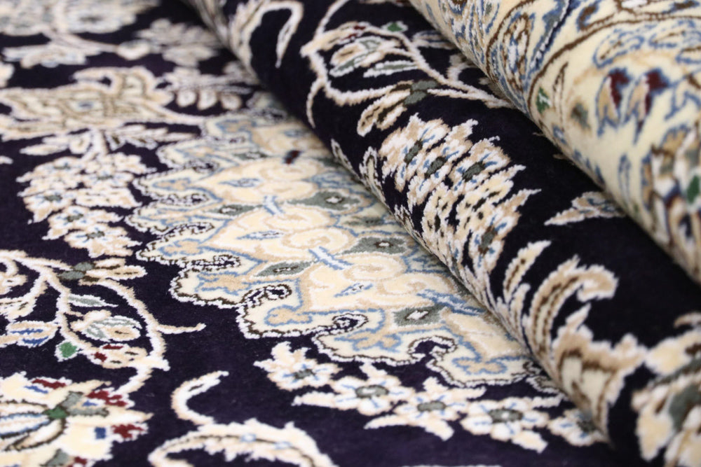 Perser Rug - Nain - 246 x 154 cm - dark blue