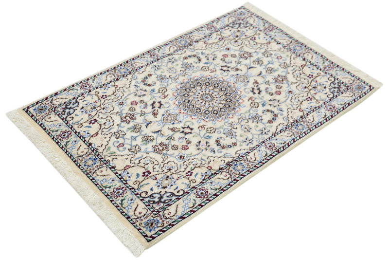 Perser Rug - Nain - 90 x 60 cm - cream