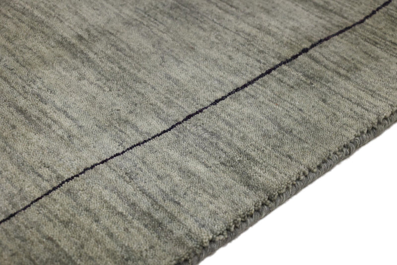 Runner Gabbeh Rug - Loribaft Softy - 202 x 82 cm - grey