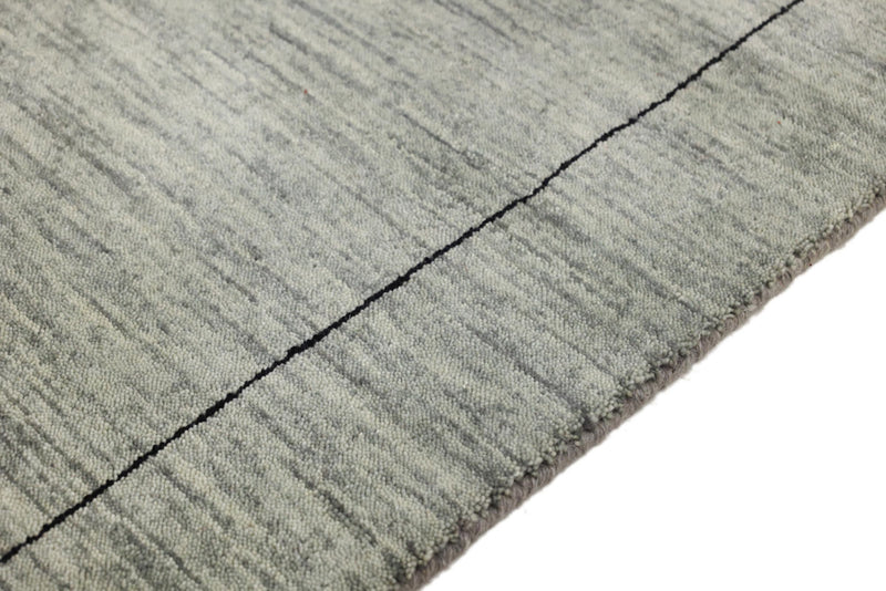 Runner Gabbeh Rug - Loribaft Softy - 203 x 83 cm - grey