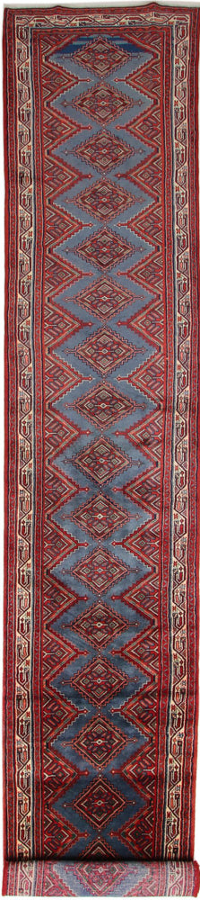 Runner Turkaman Rug - 535 x 90 cm - rust