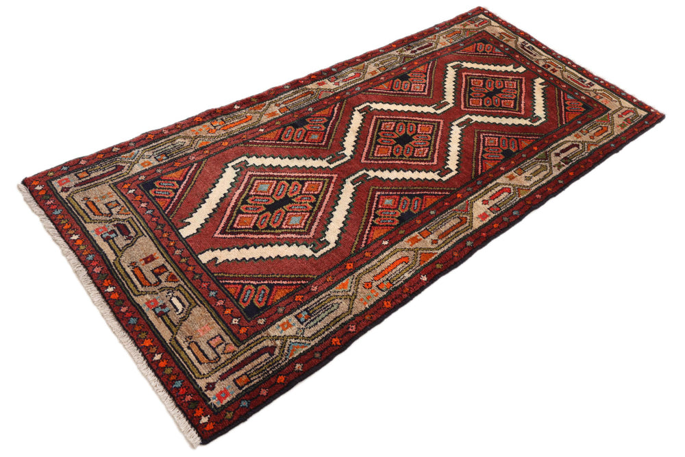 Runner Perser Rug - Nomadic - 185 x 80 cm - rust