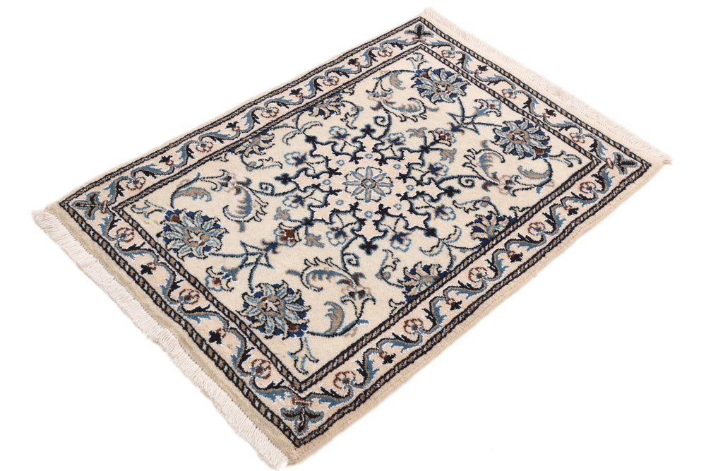 Perser Rug - Nain - 92 x 61 cm - cream