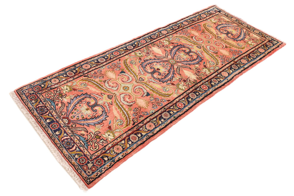 Runner Perser Rug - Classic - 188 x 77 cm - light red