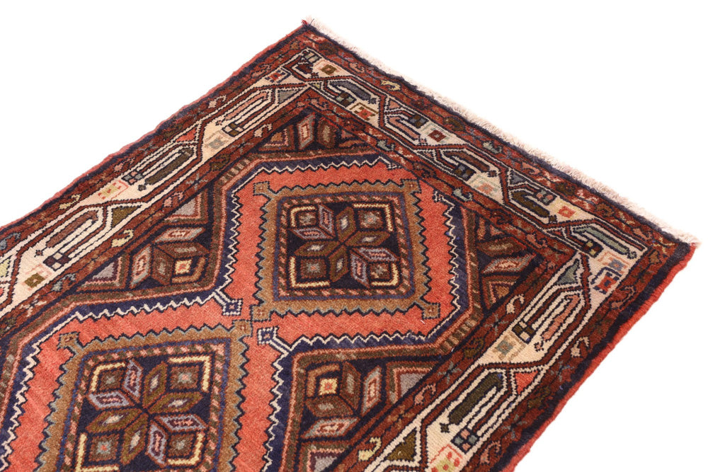 Runner Perser Rug - Nomadic - 207 x 79 cm - rust