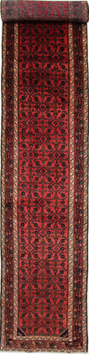 Runner Perser Rug - Nomadic - 485 x 85 cm - dark red