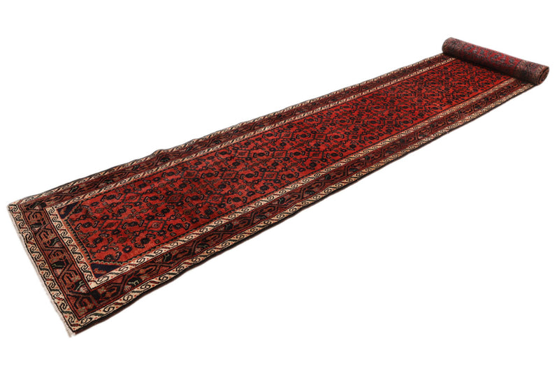 Runner Perser Rug - Nomadic - 485 x 85 cm - dark red
