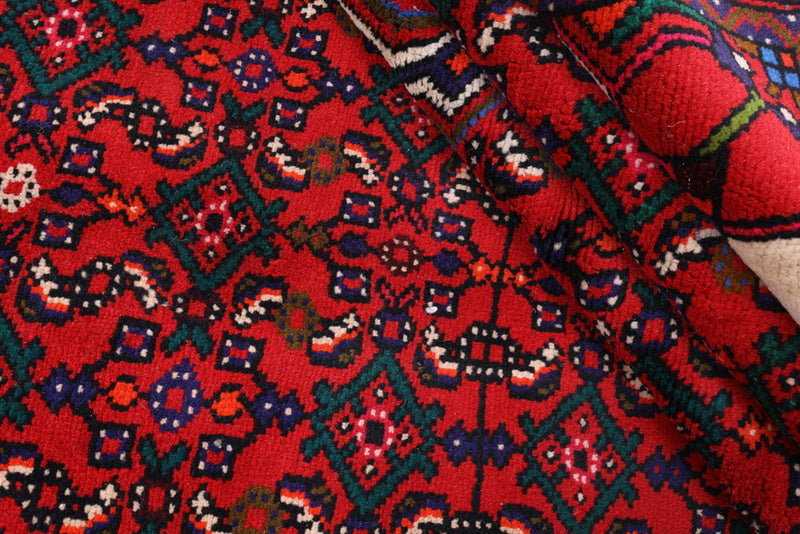 Perser Rug - Nomadic - 295 x 200 cm - dark red