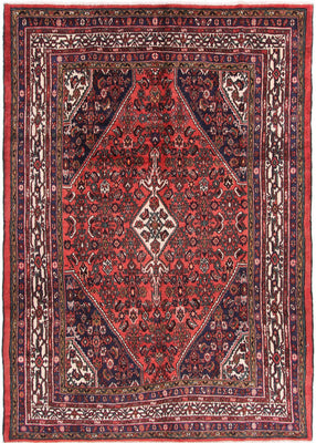 Perser Rug - Nomadic - 305 x 210 cm - dark red