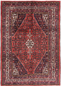 Perser Rug - Nomadic - 305 x 210 cm - dark red