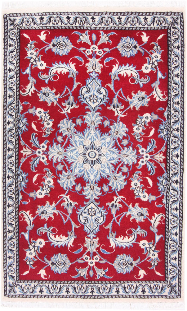 Perser Rug - Nain - 138 x 86 cm - red