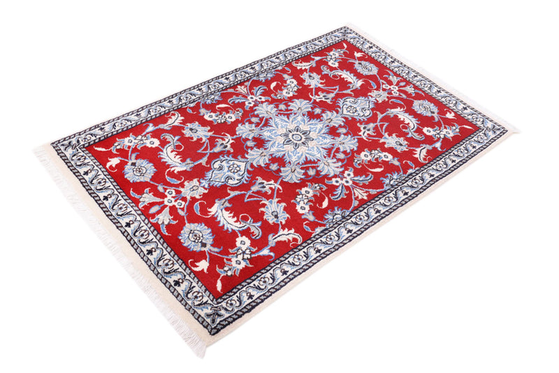 Perser Rug - Nain - 138 x 86 cm - red