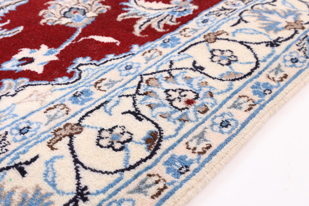 Perser Rug - Nain - 213 x 120 cm - red