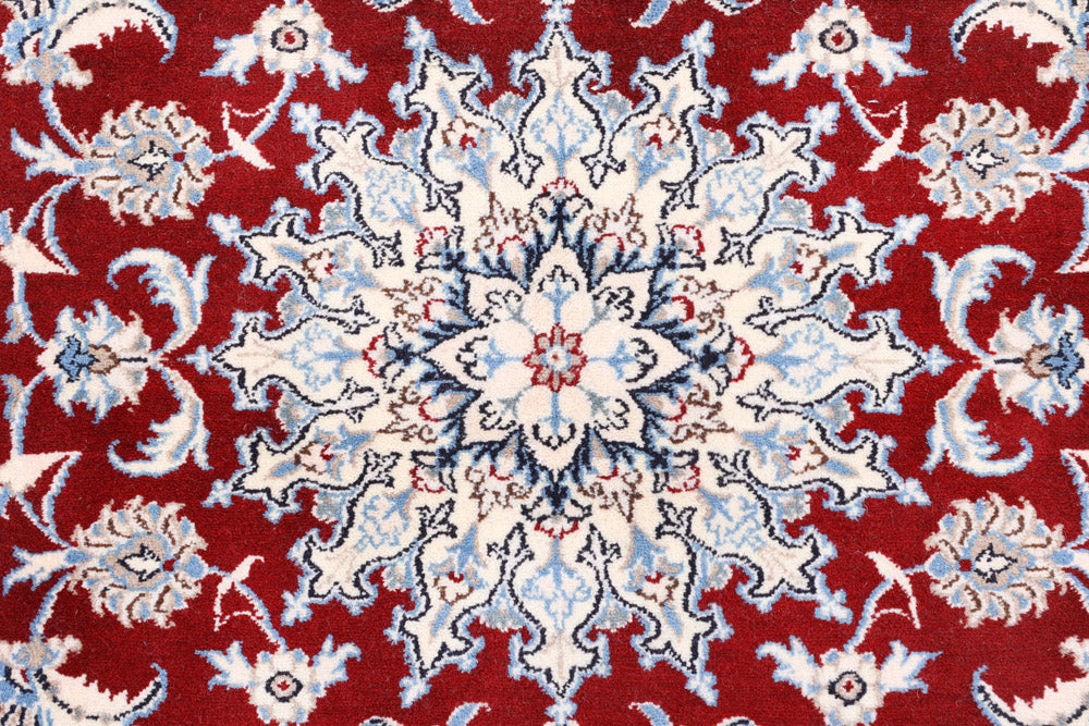 Perser Rug - Nain - 213 x 120 cm - red