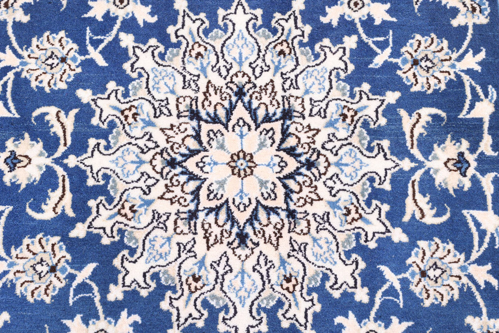 Perser Rug - Nain - 211 x 122 cm - blue