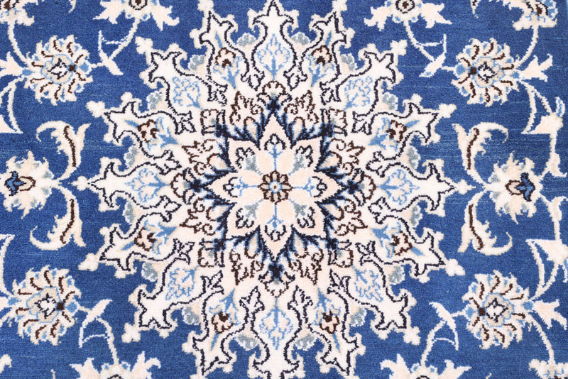 Perser Rug - Nain - 211 x 122 cm - blue