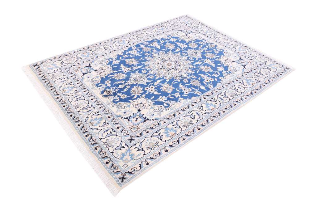 Perser Rug - Nain - 203 x 147 cm - blue
