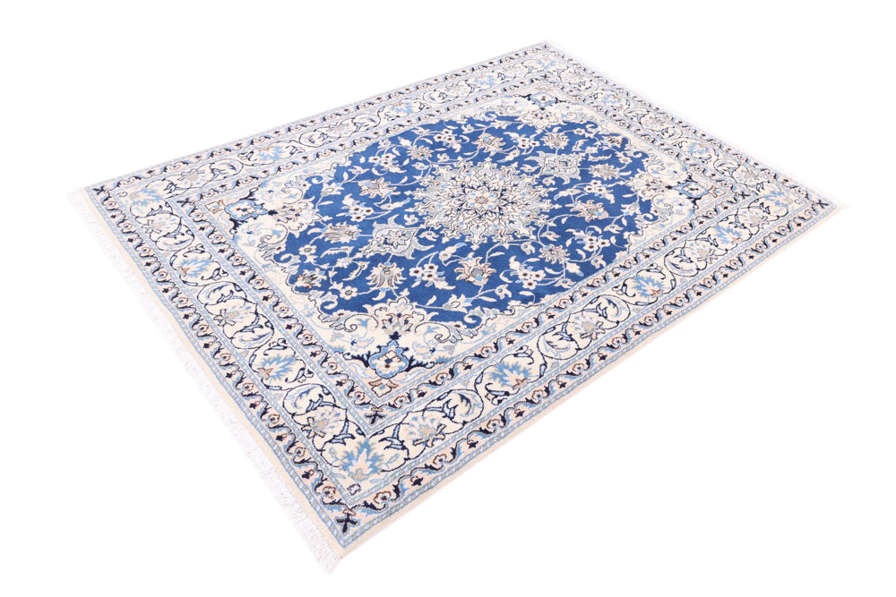 Perser Rug - Nain - 203 x 147 cm - blue