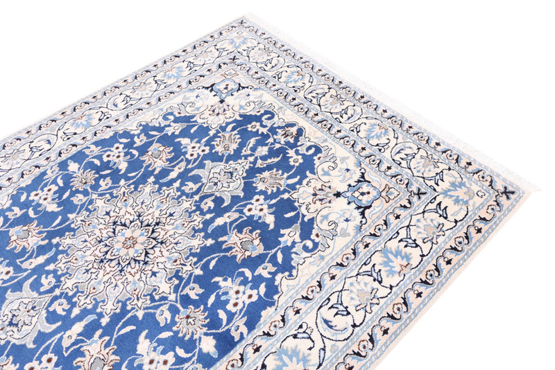 Perser Rug - Nain - 203 x 147 cm - blue