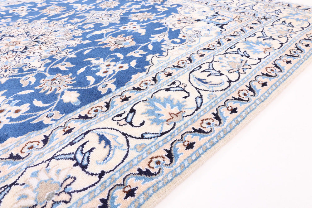 Perser Rug - Nain - 203 x 147 cm - blue
