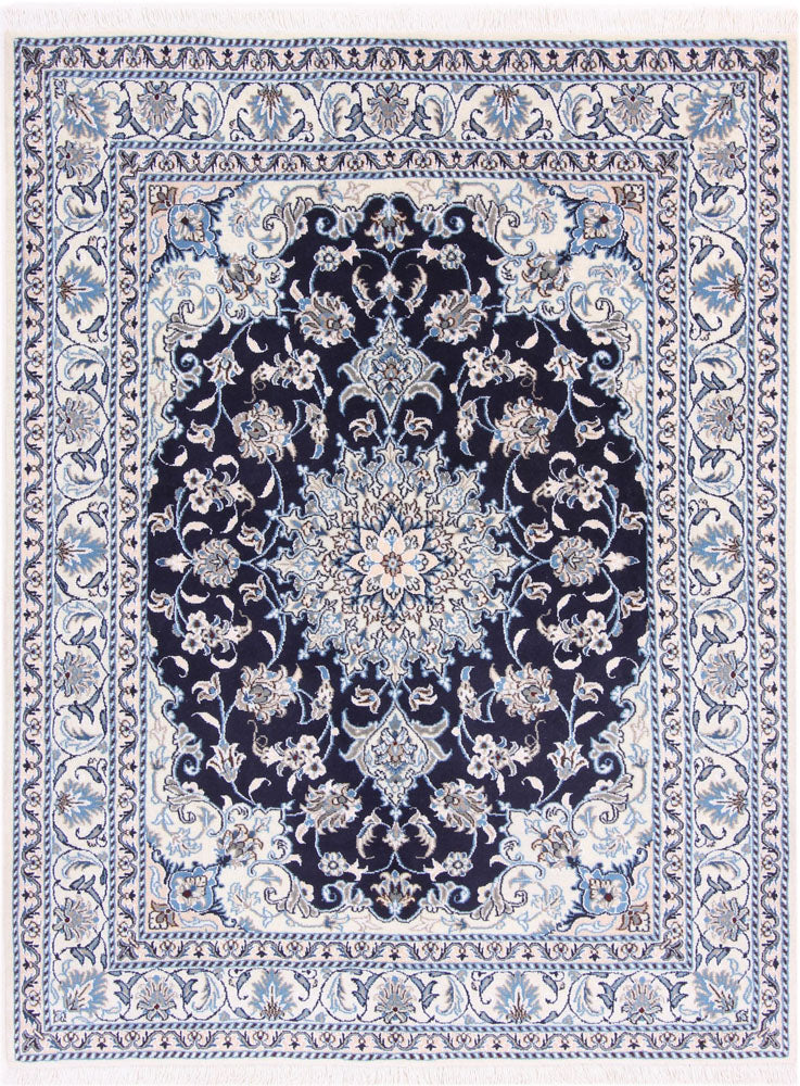 Perser Rug - Nain - 200 x 150 cm - dark blue