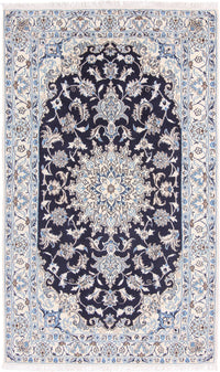 Perser Rug - Nain - 195 x 118 cm - dark blue