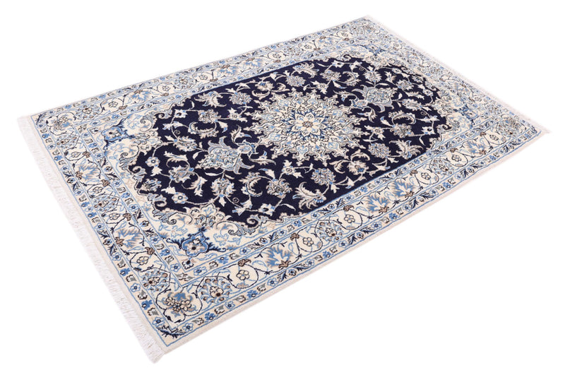 Perser Rug - Nain - 195 x 118 cm - dark blue