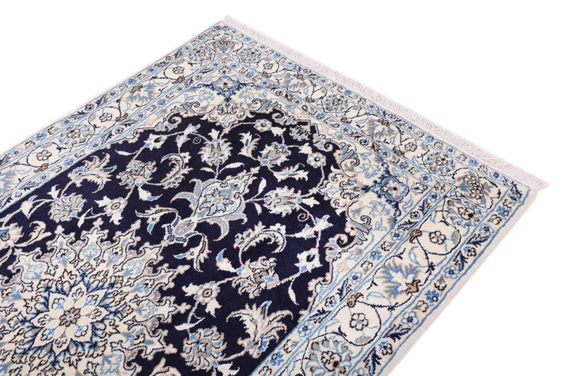 Perser Rug - Nain - 195 x 118 cm - dark blue