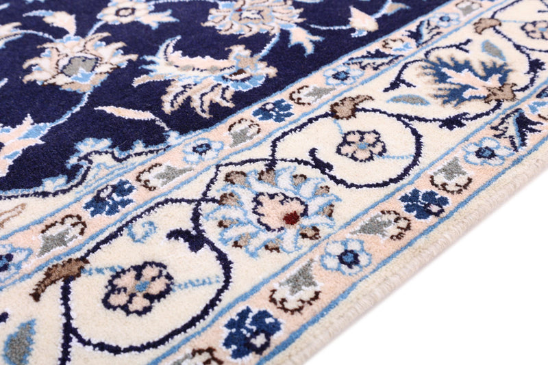 Perser Rug - Nain - 202 x 119 cm - dark blue