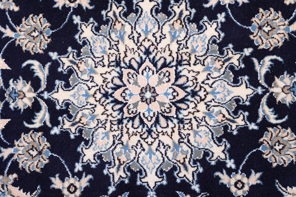Perser Rug - Nain - 202 x 119 cm - dark blue