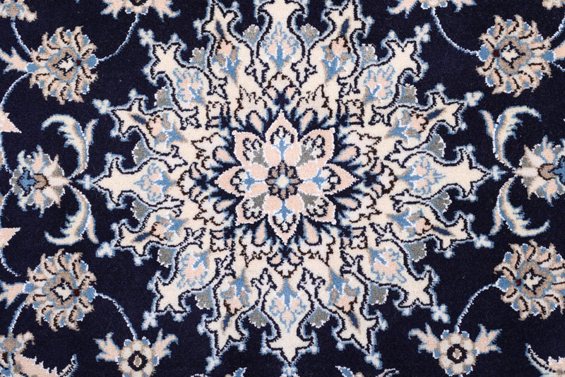 Perser Rug - Nain - 202 x 119 cm - dark blue