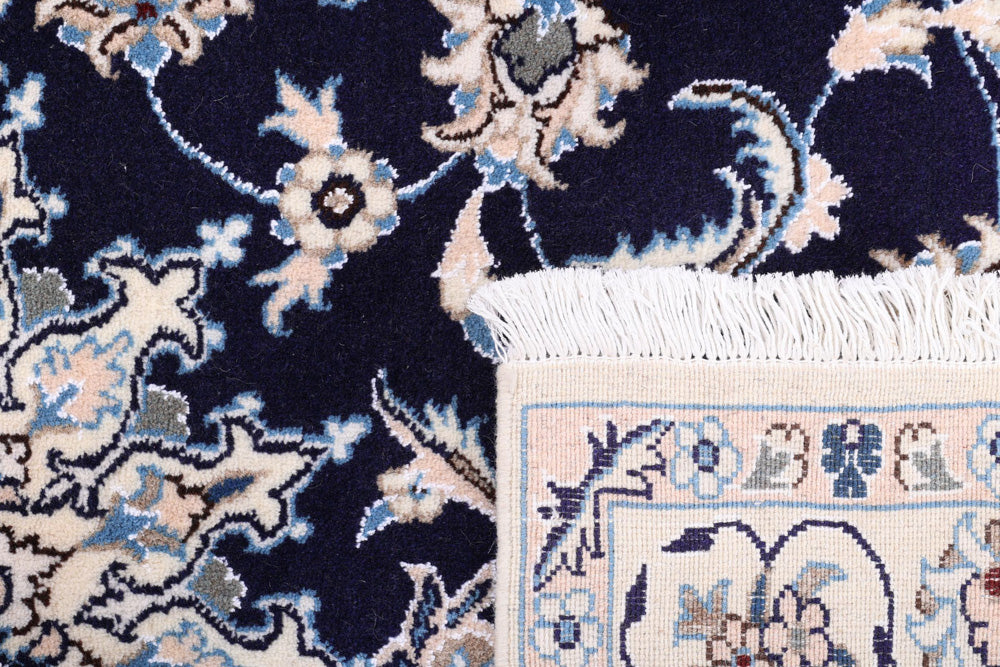 Perser Rug - Nain - 202 x 119 cm - dark blue