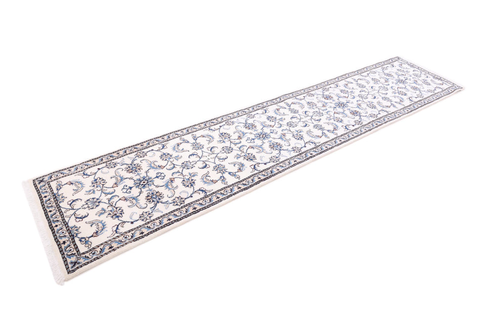 Runner Perser Rug - Nain - 382 x 79 cm - cream