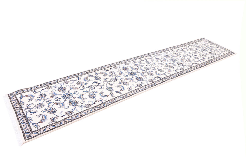 Runner Perser Rug - Nain - 382 x 79 cm - cream