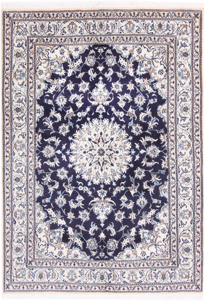 Perser Rug - Nain - 233 x 164 cm - dark blue