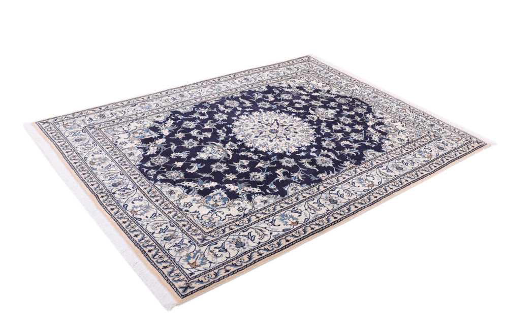 Perser Rug - Nain - 233 x 164 cm - dark blue