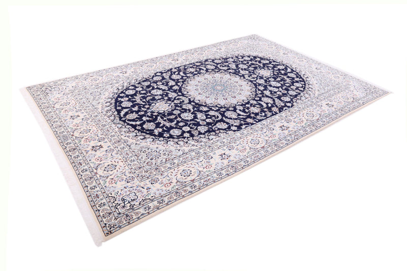 Perser Rug - Nain - Premium - 309 x 206 cm - dark blue