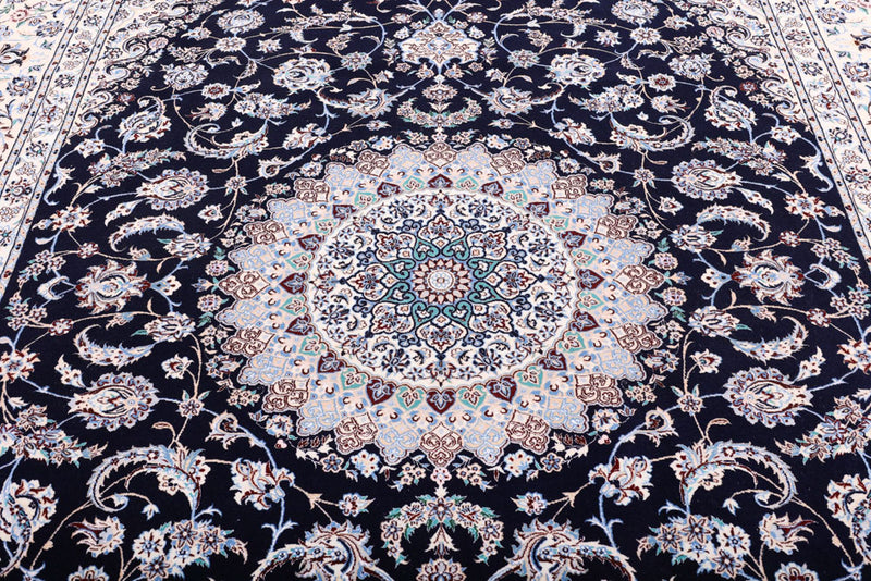 Perser Rug - Nain - Premium - 309 x 206 cm - dark blue