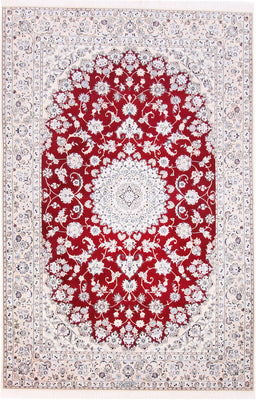 Perser Rug - Nain - Premium - 241 x 156 cm - red