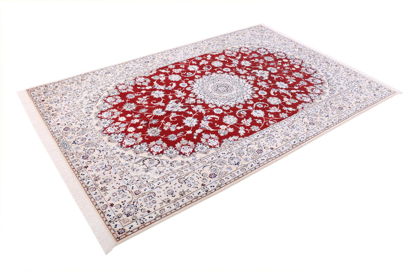 Perser Rug - Nain - Premium - 241 x 156 cm - red